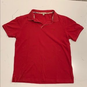 Burberry Men Polo Shirt Red Size M